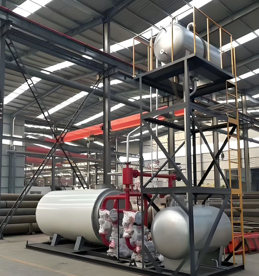 达尔罕茂明安联合燃气热水锅炉安装